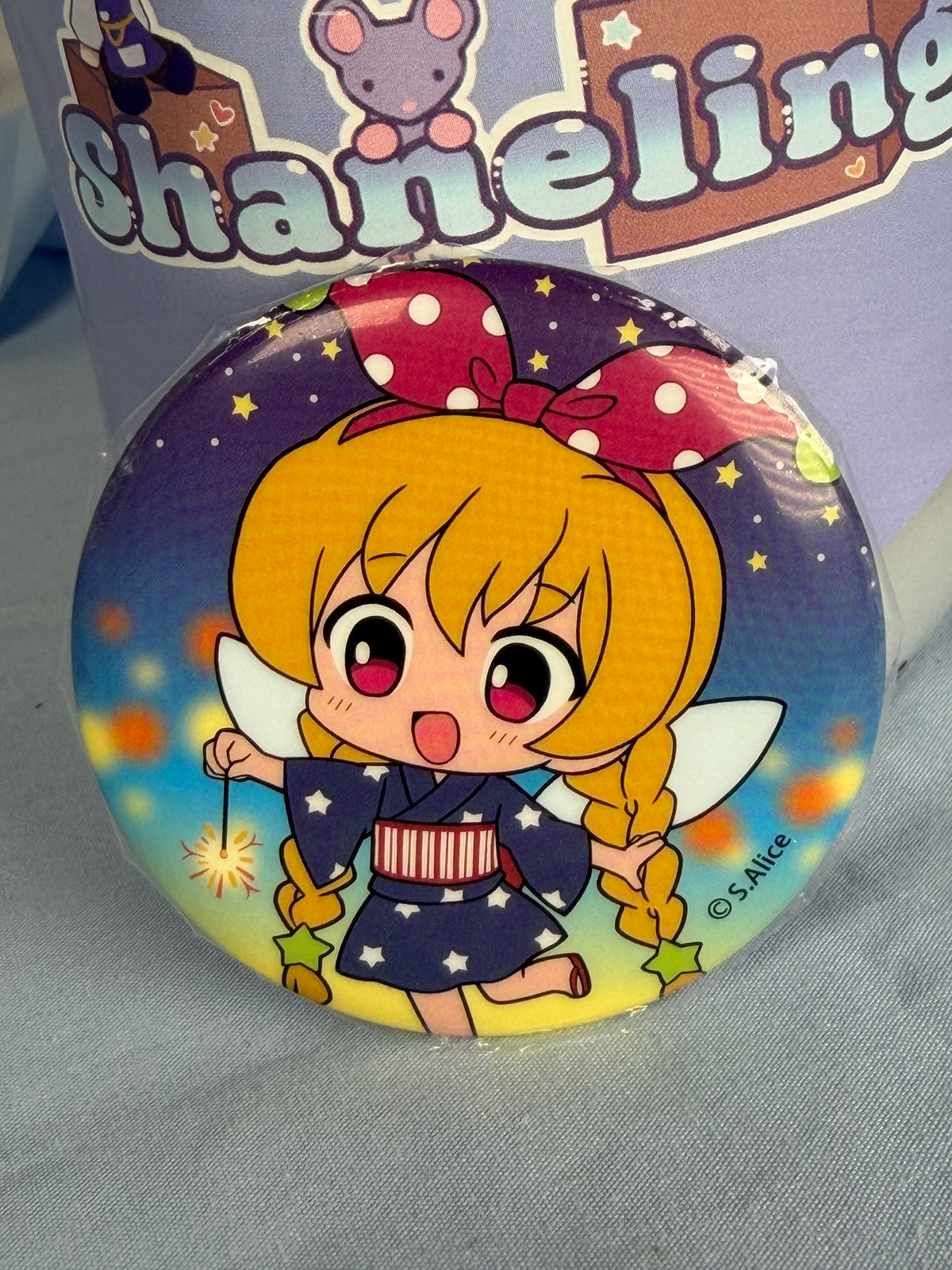 Clownpiece Summer Festival Can Badge Pin Touhou Project LEC
