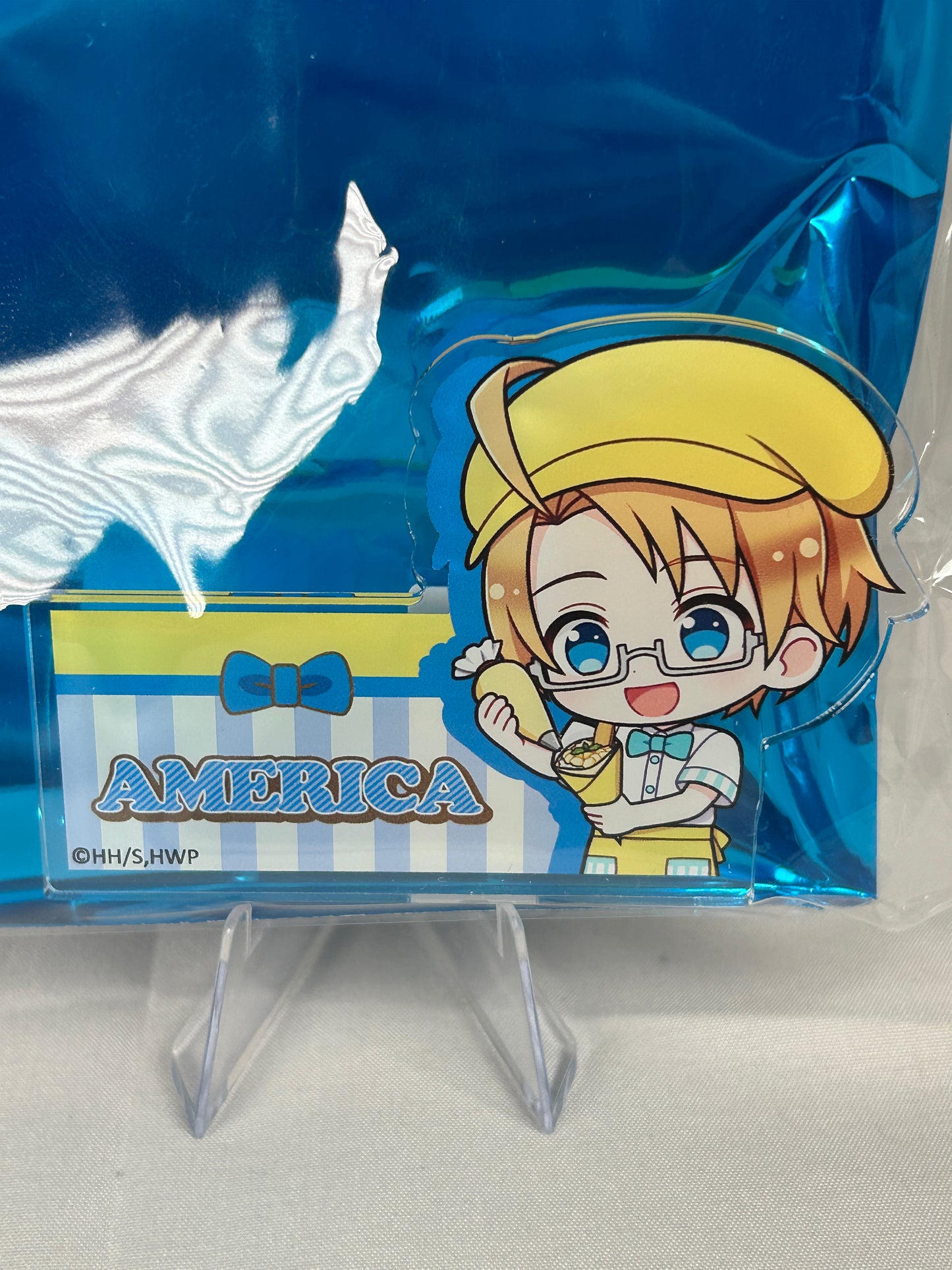 America Acrylic Clip Hetalia World Stars x Amo Crepe Collaboration