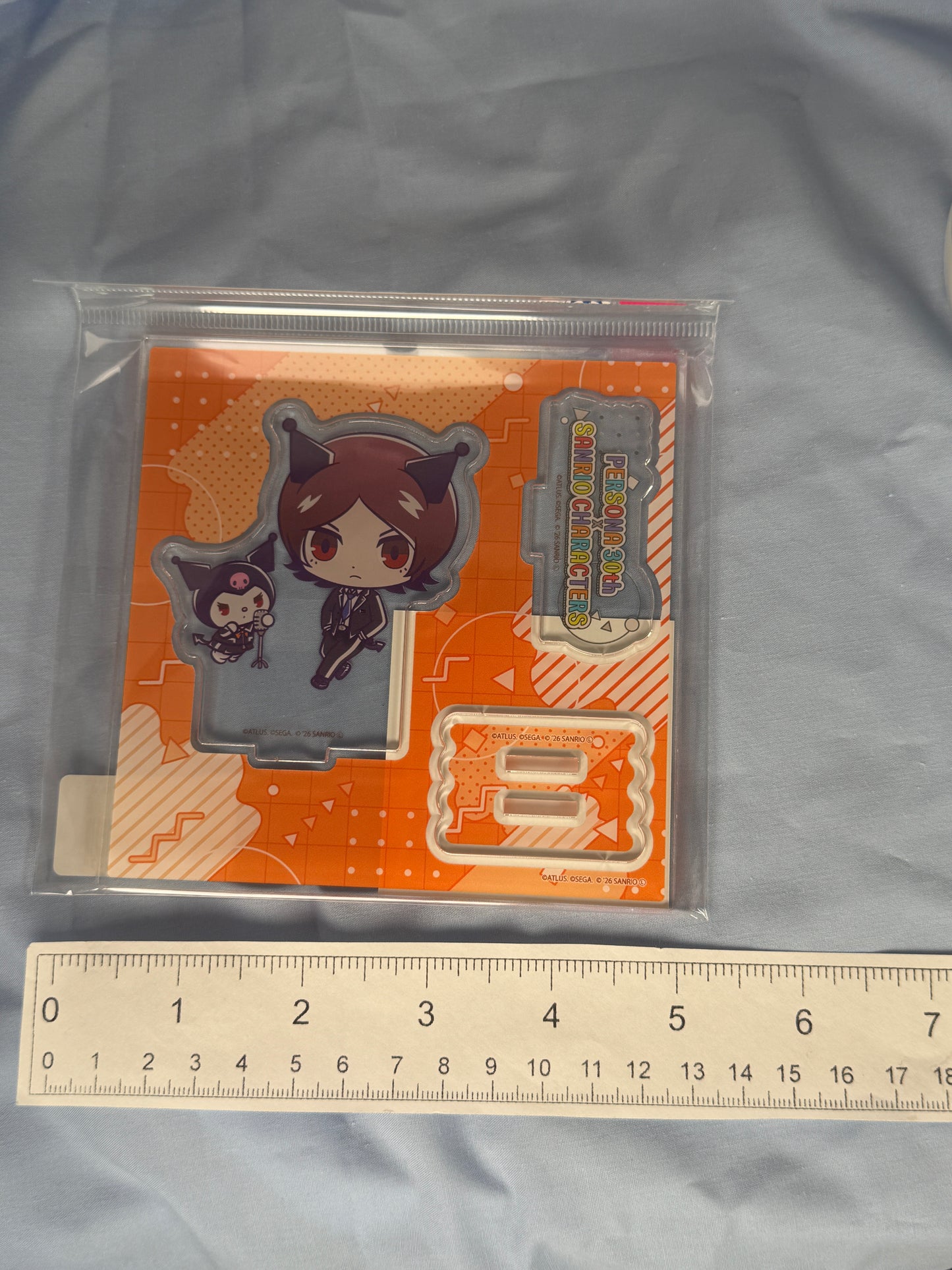 Tatsuya Suou Kuromi Acrylic Stand Persona 2 x Sanrio 30th Anniversary