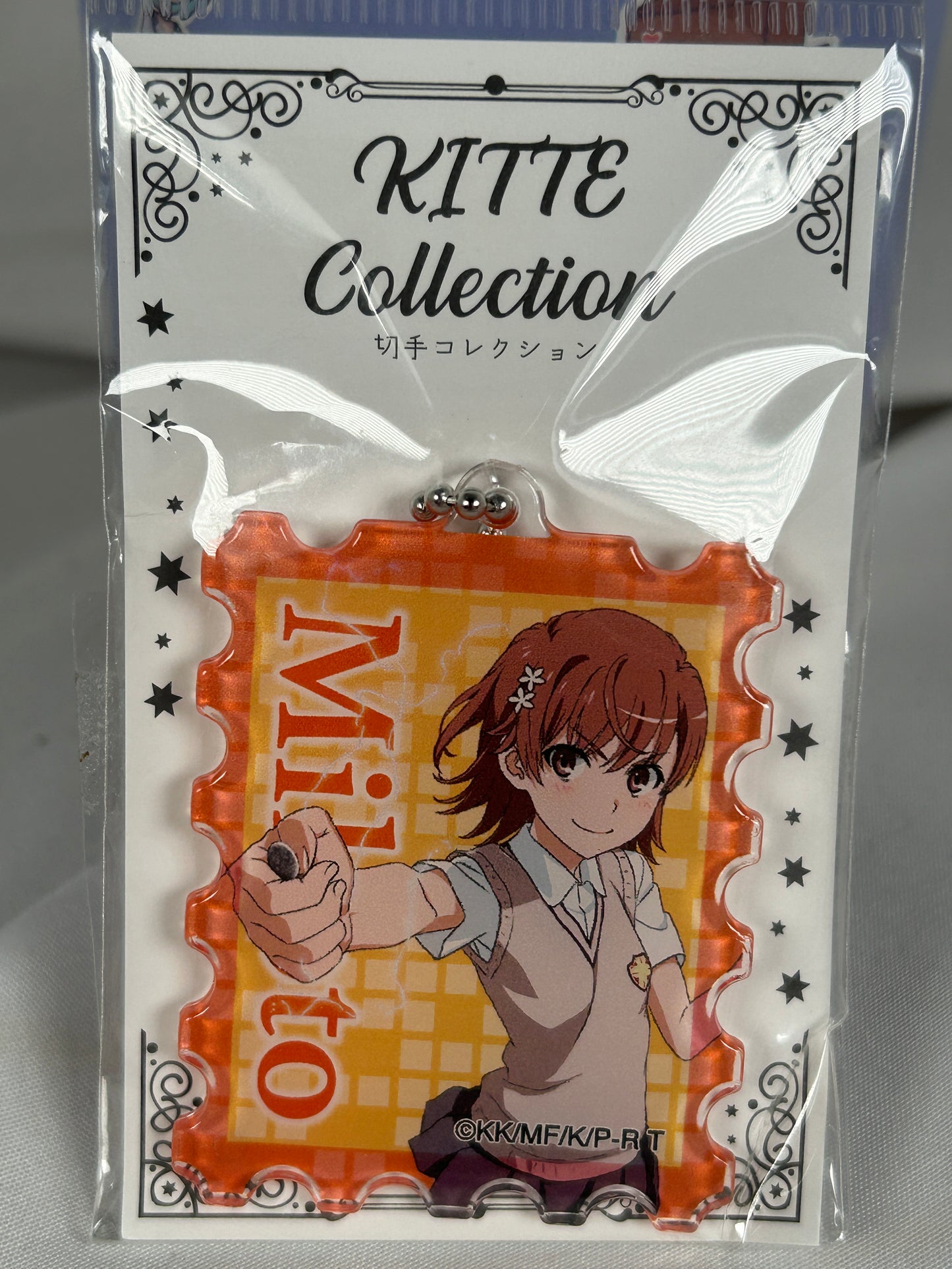 Misaka Mikoto Uniform Acrylic Keychain A Certain Scientific Railgun Kitte Collection