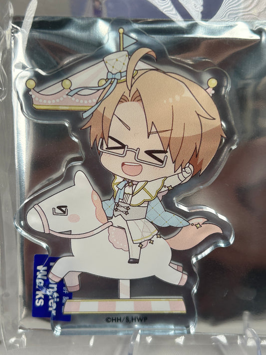 America World go round! Acrylic Badge Hetalia World Stars Animate Café