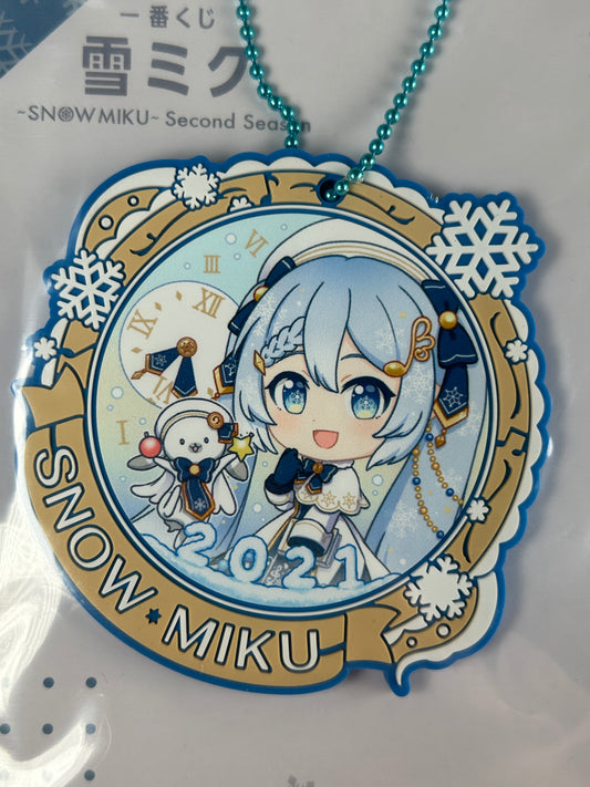 Snow Miku Second Season 2021 Rubber Keychain Ichiban Kuji K Prize Vocaloid