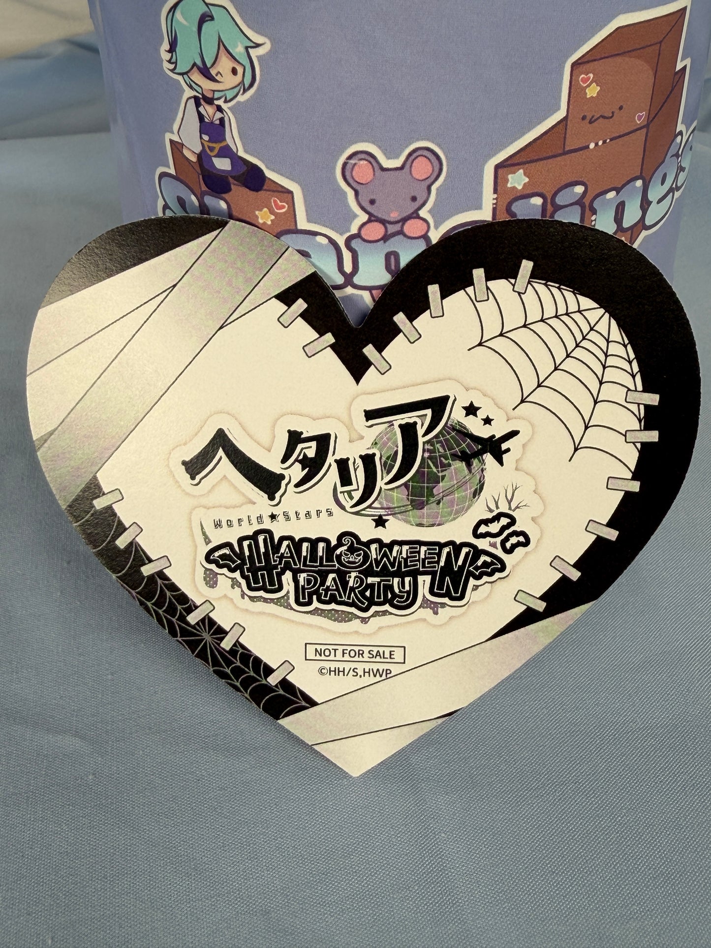 Italy Romano Halloween Party Heart Display Paper Hetalia World Stars