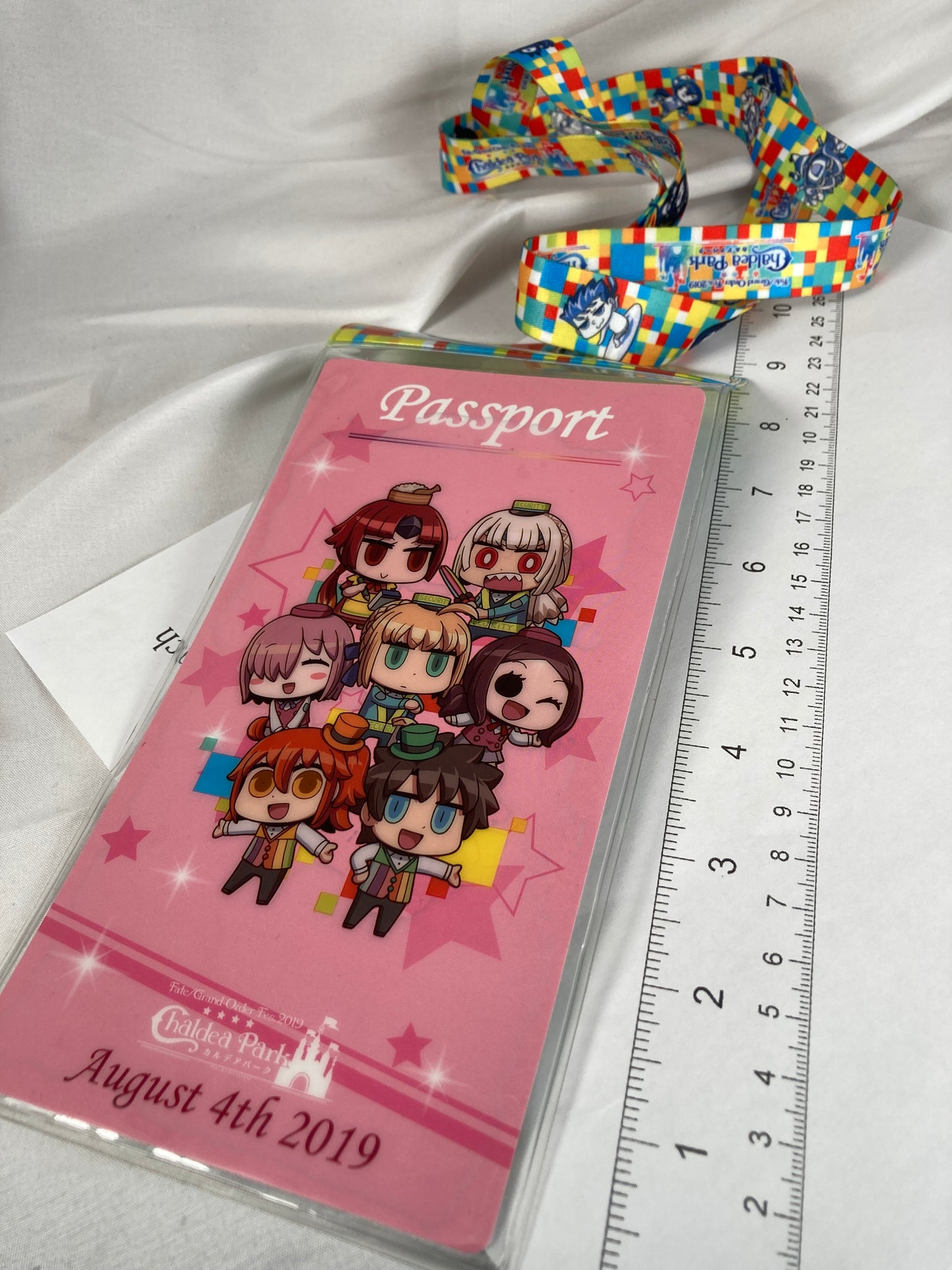 Fate Grand Order Fes 2019 Chaldea Park Lanyard and Pass