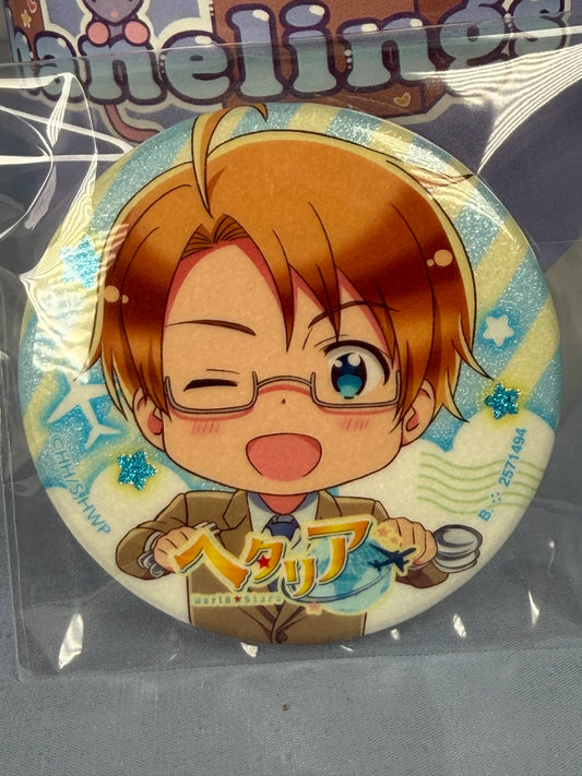 America Can Badge Pin Hetalia World Stars Capsule Collection