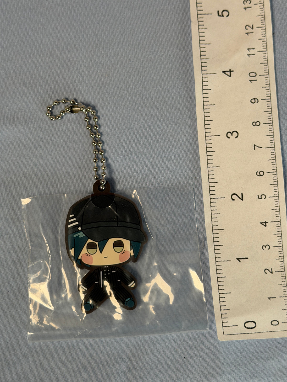 Shuichi Saihara Mochidoru Art Rubber Keychain Danganronpa V3