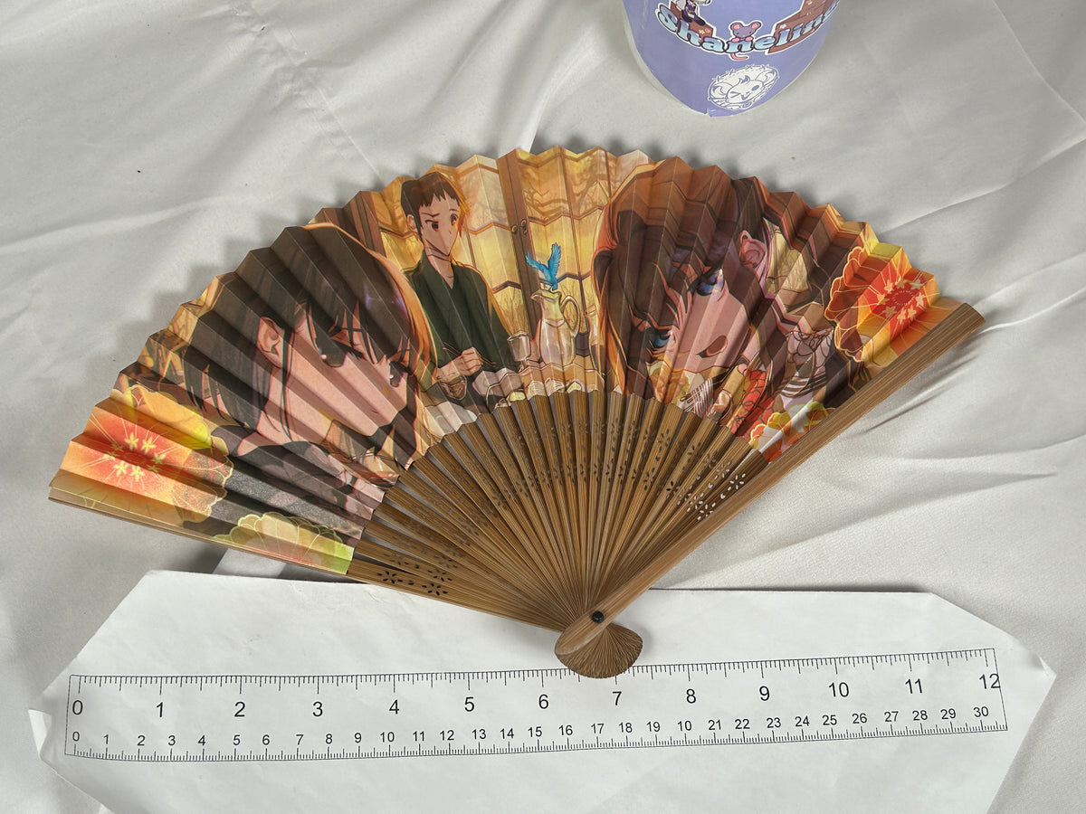Mahou Tsukai no Yoru Japanese Style Hand Fan Witch on the Holy Night