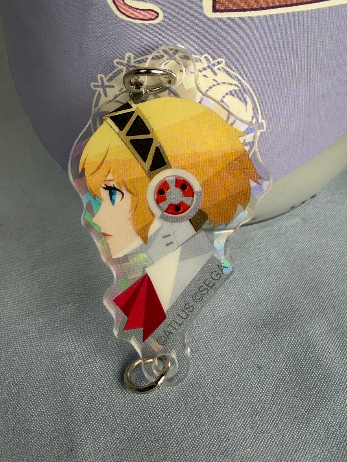 Aigis Battle Icon Acrylic Keychain Charm Persona 3 Reload