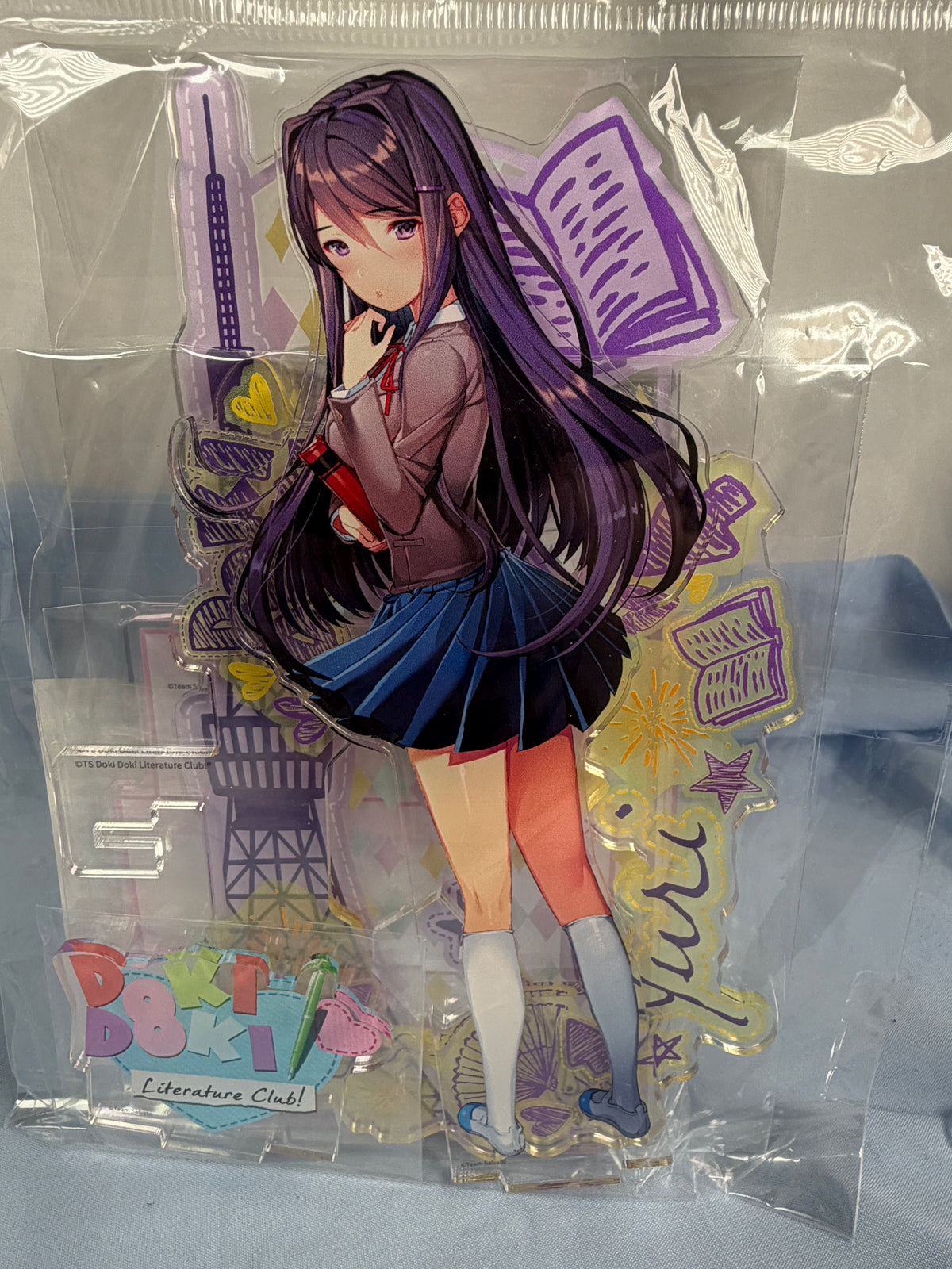 Yuri Original Art Acrylic Stand Doki Doki Literature Club DDLC Tokyo Tower