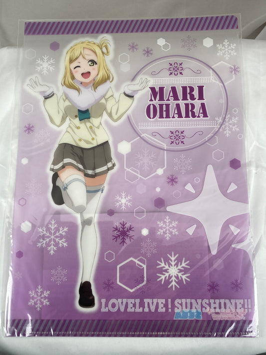 Mari Ohara Winter Wear Clear File Love Live Sunshine The Movie Over the Rainbow