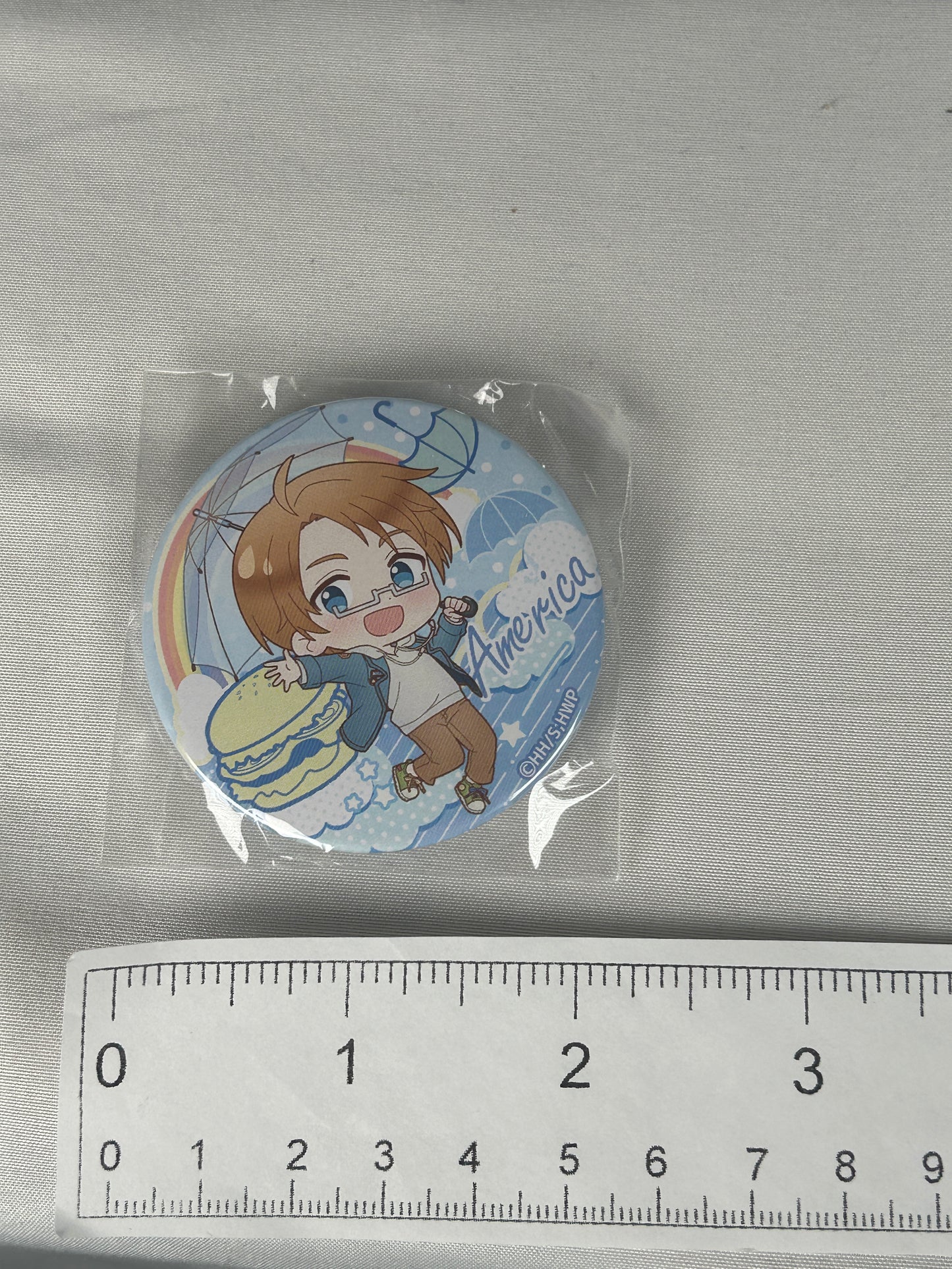 America Doresere Button Can Badge Hetalia World Stars