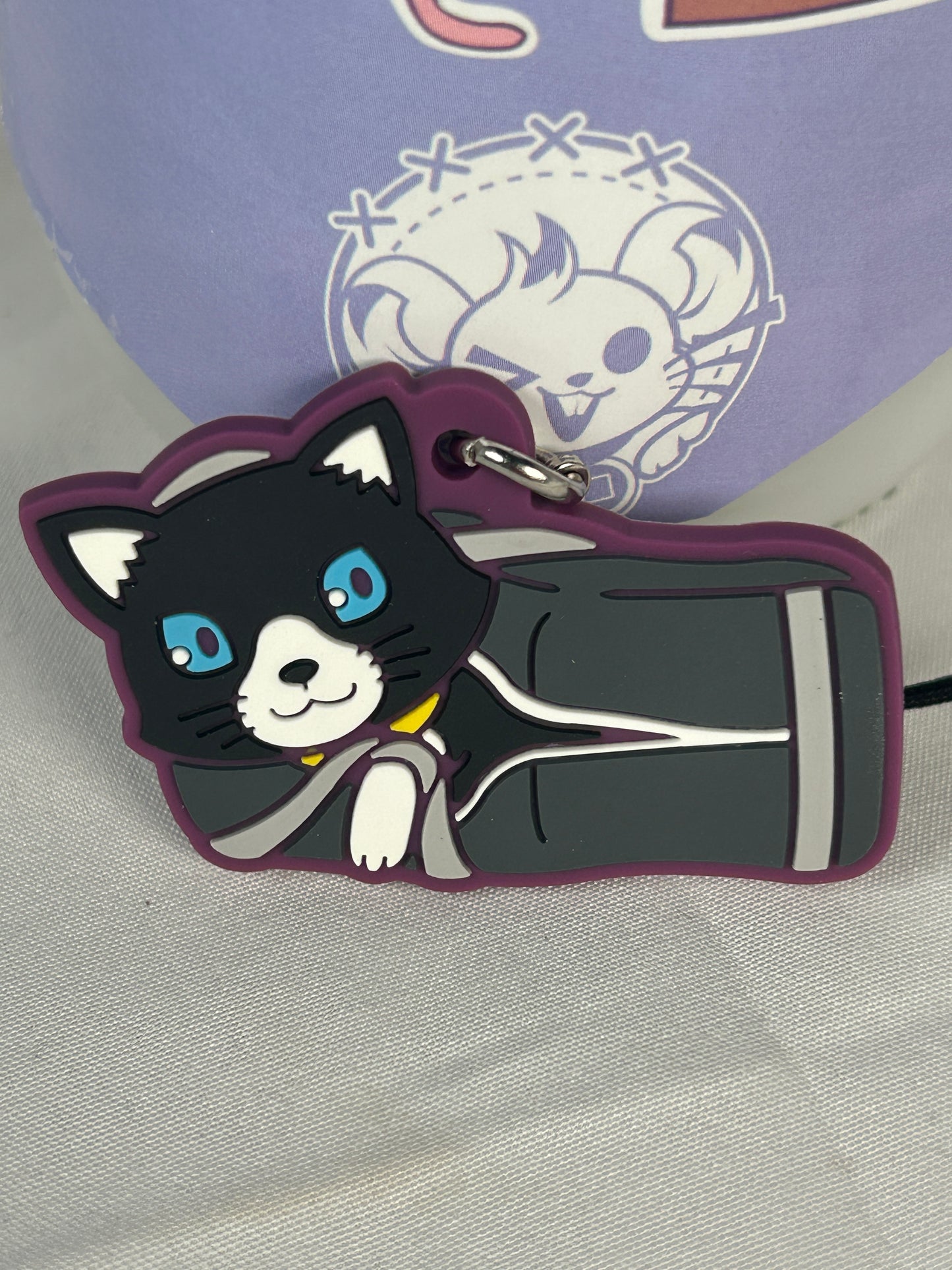 Morgana School Bag Rubber Strap Keychain Persona 5