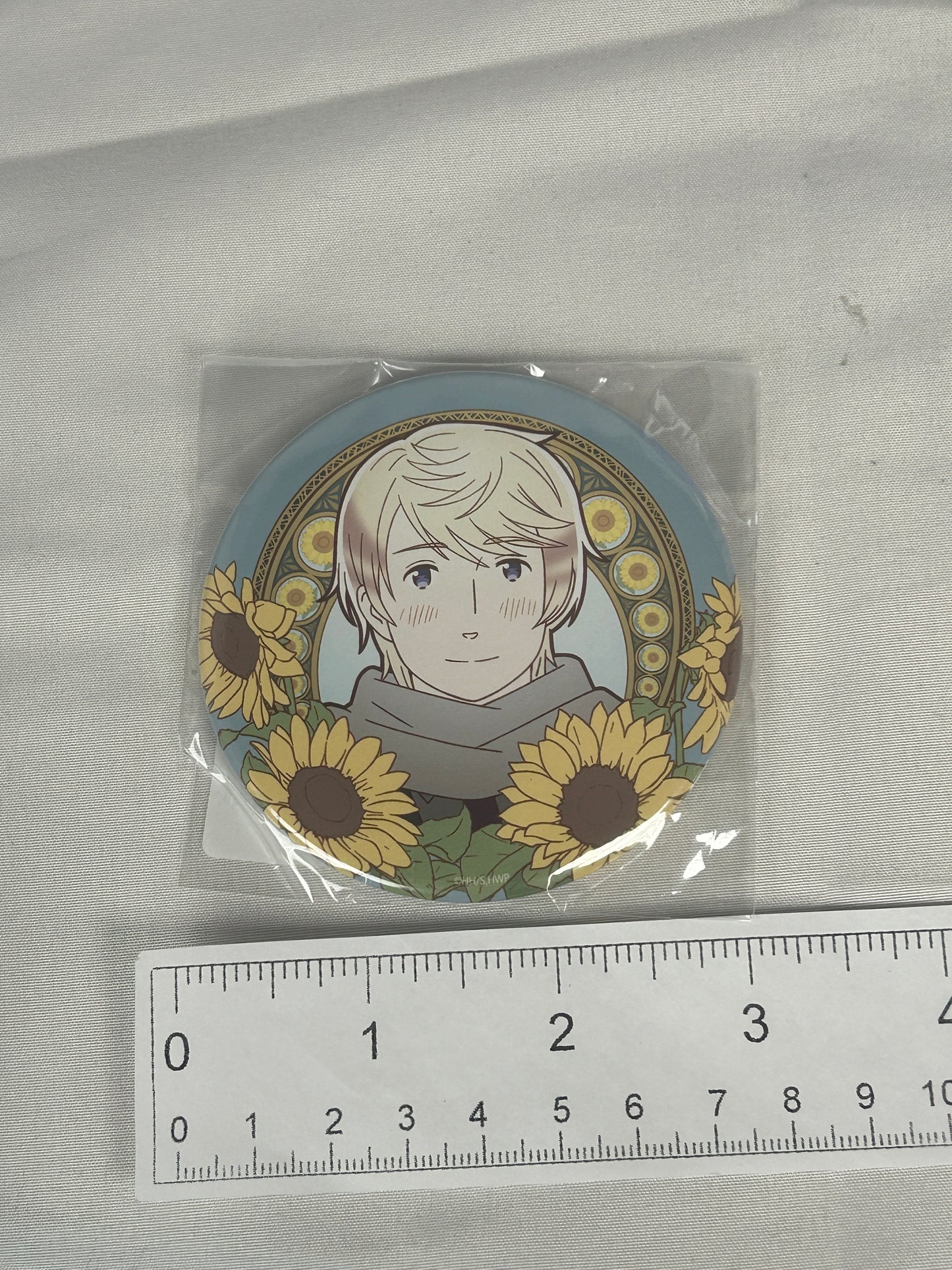 Russia Large Can Badge DMM Scratch Chara Nouveau Hetalia World Stars