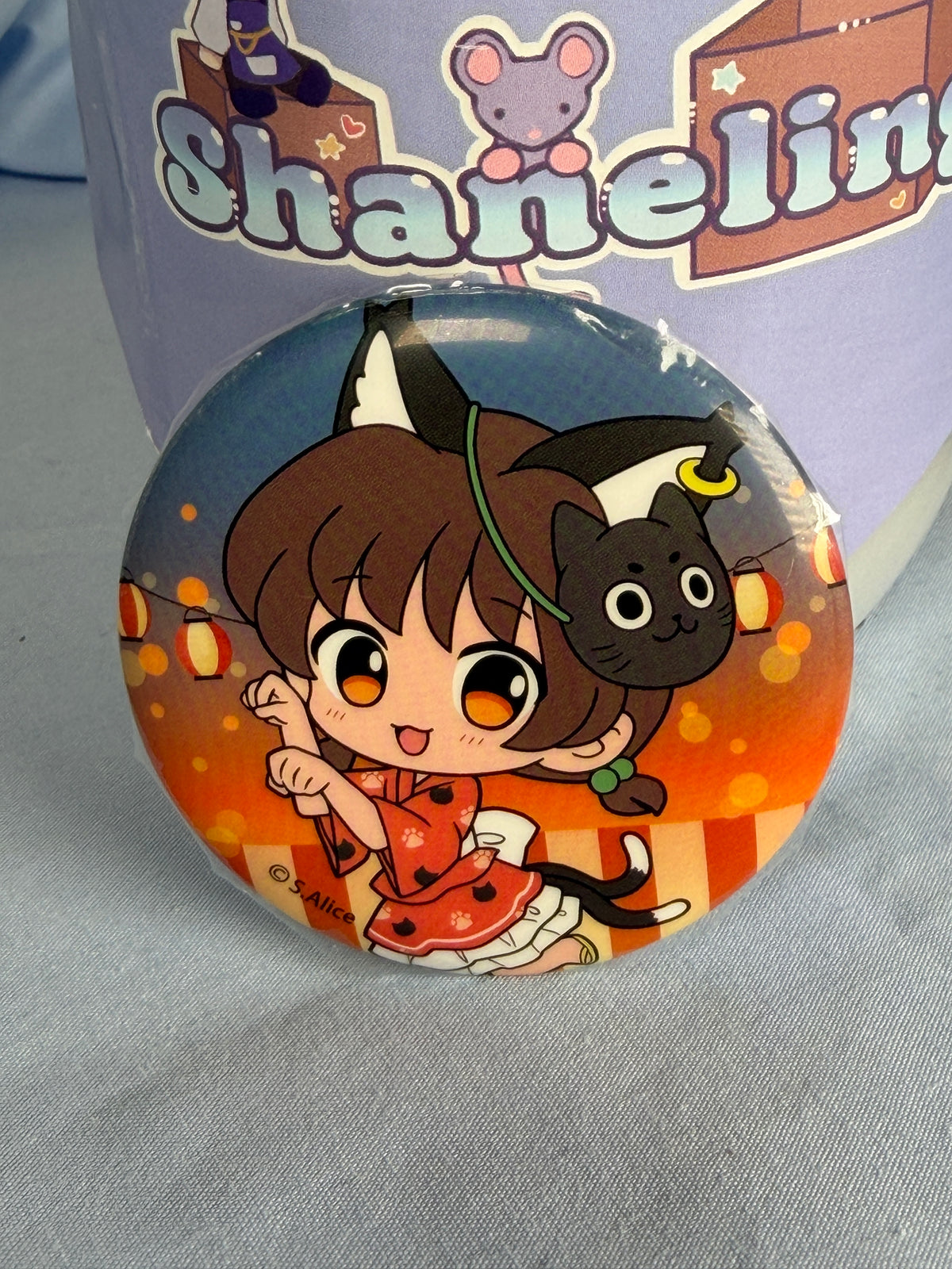 Chen Summer Festival Can Badge Pin Touhou Project LEC