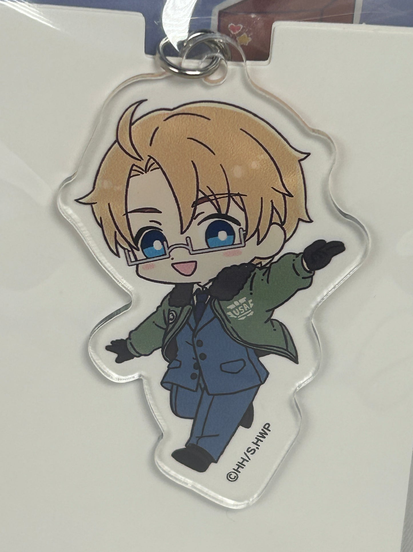 America Trading Acrylic Keychain Hetalia World Stars x Seria
