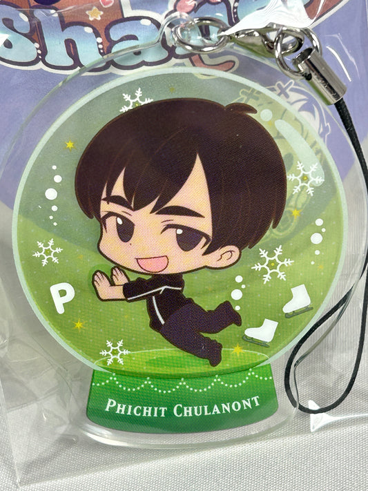 Phichit Chulanont Snowglobe Acrylic Keychain Yuri on Ice Chararium