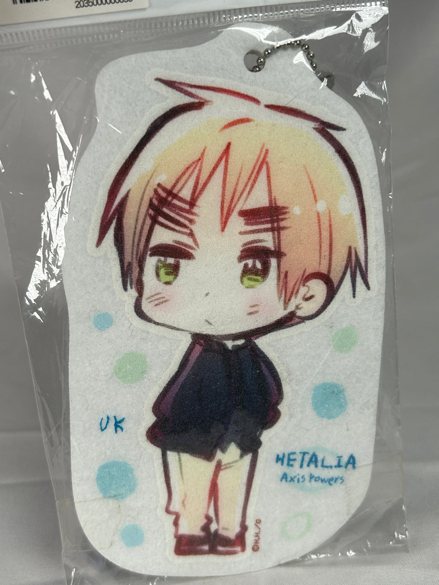 UK England Felt Large Keychain Hetalia Axis Powers 2017