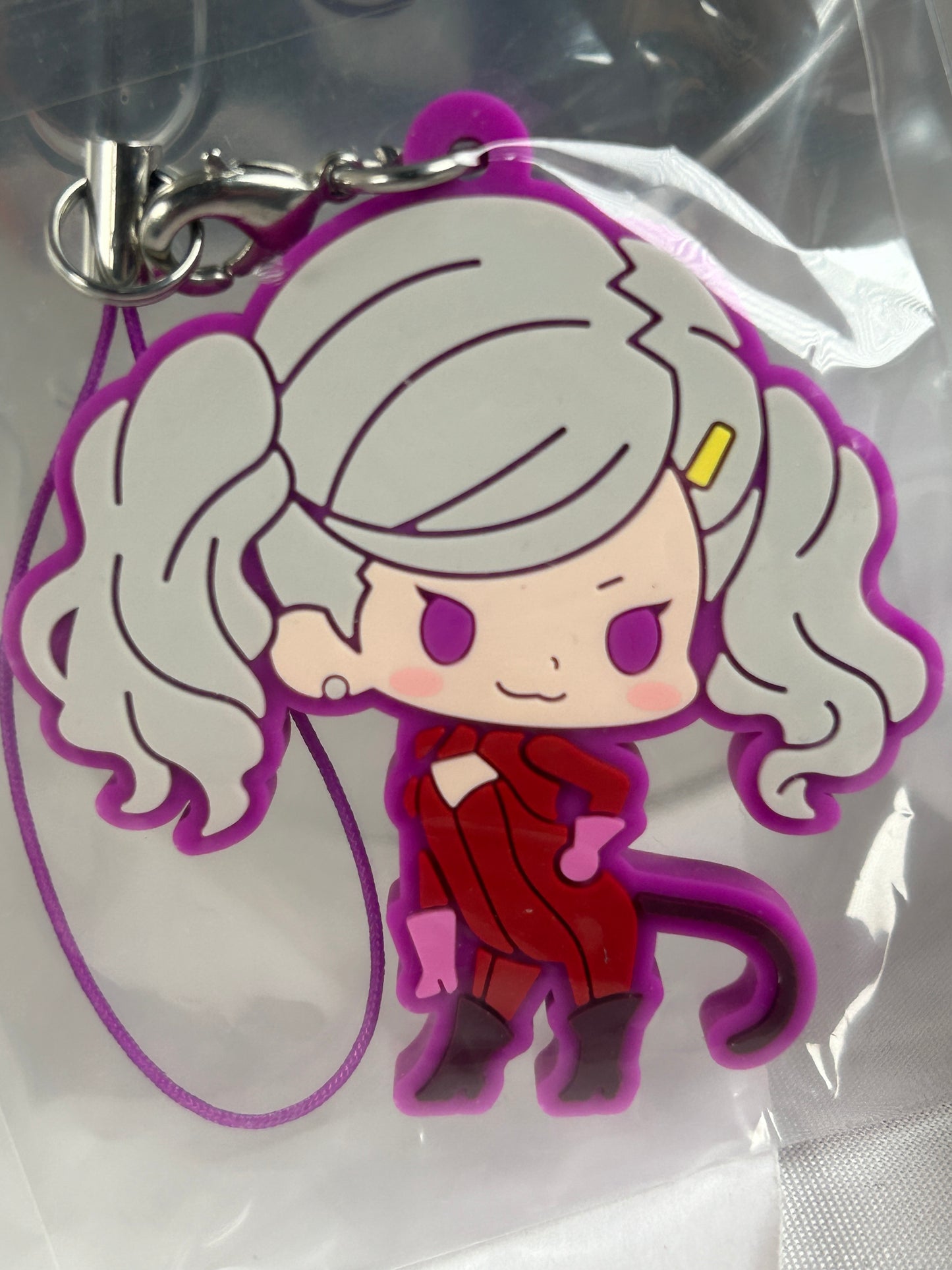 Ann Takamaki Panther Rubber Charm Keychain Persona 5 the Animation