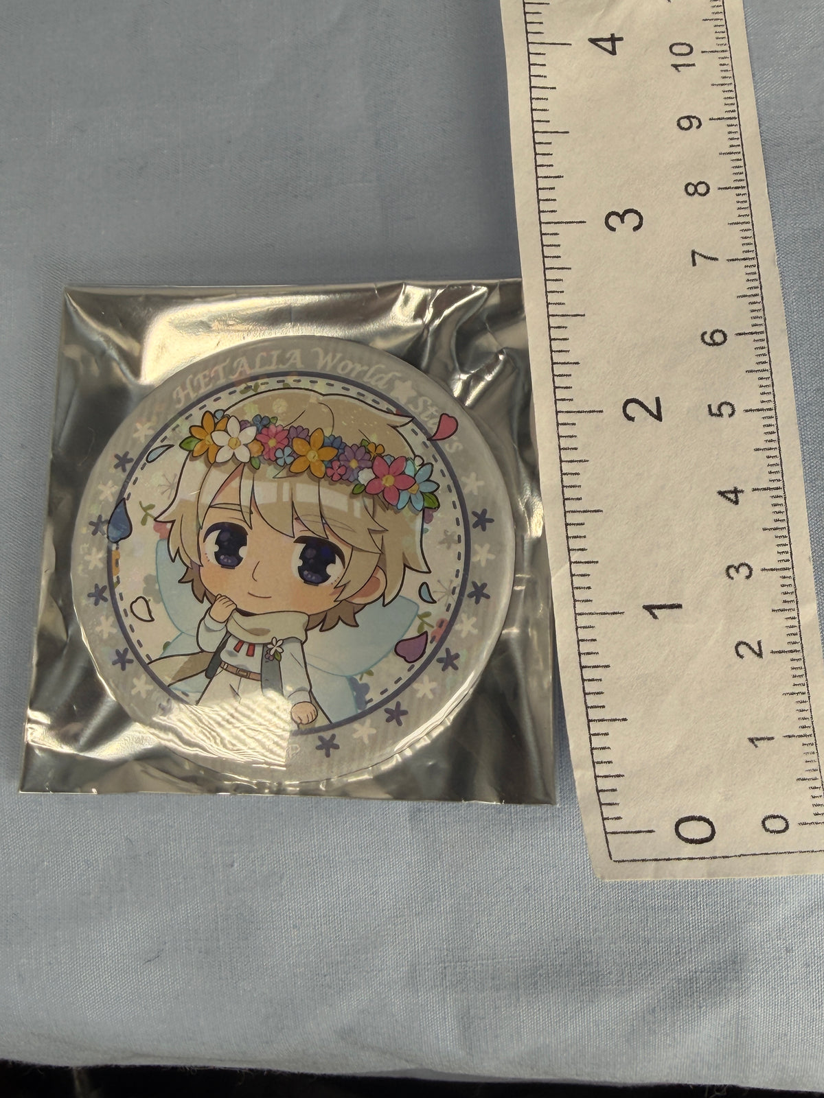 Russia Chibi Spring Fairy Can Badge Pin Hetalia World Stars